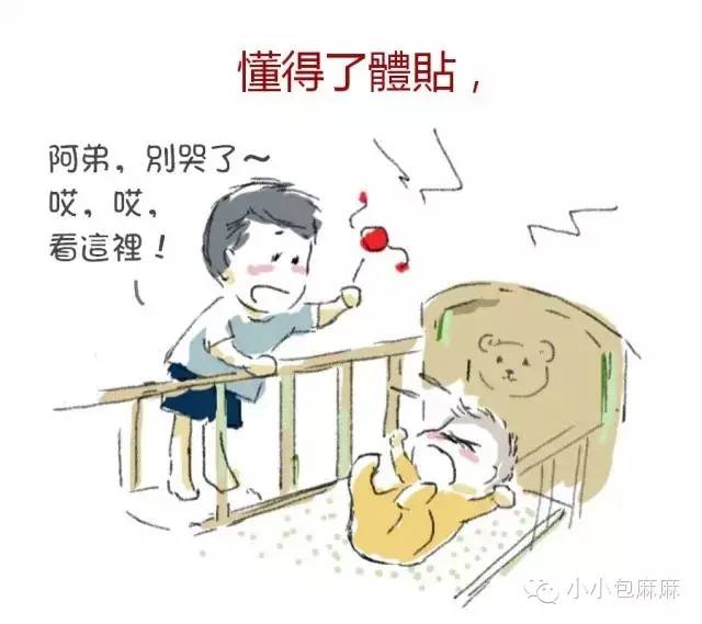 NYC纽约国际上海松江东鼎早教中心二胎的感人漫画