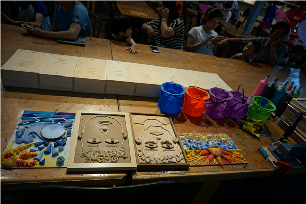 NYC纽约国际杭州远洋乐堤港早教中心小小木工艺术贴画回顾