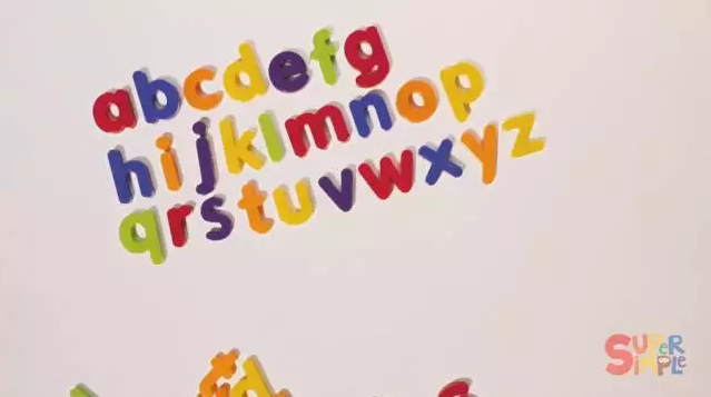 一分钟学会可爱的英文字母~