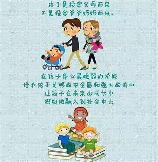NYC大连印象城早教中心：一张图看懂孩子应该跟谁睡？