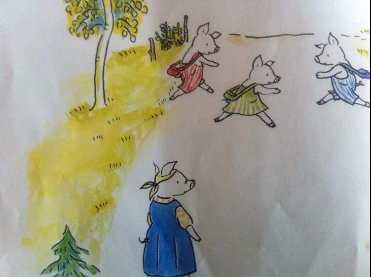 三只小猪上幼儿园