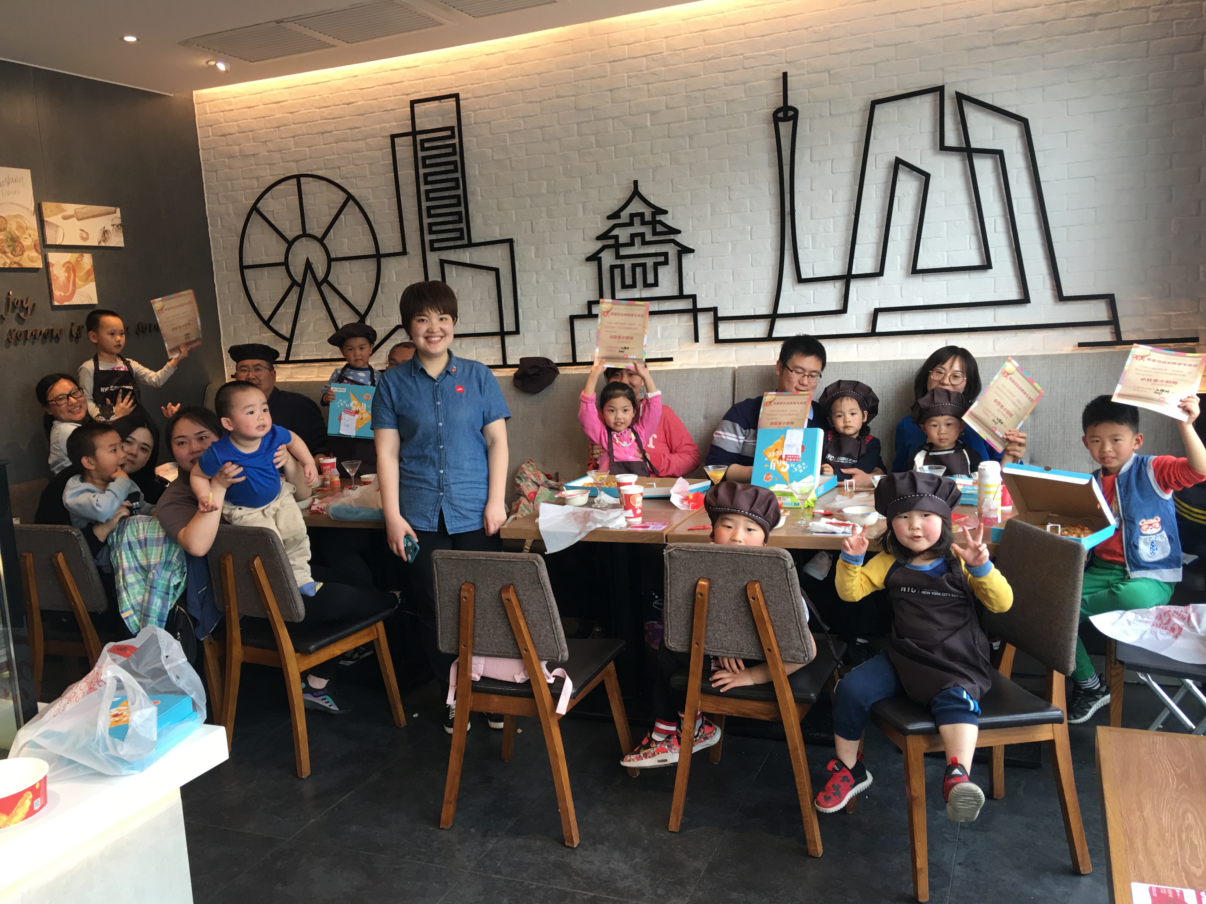 NYC纽约国际北京通州早教中心：小小披萨师活动回顾